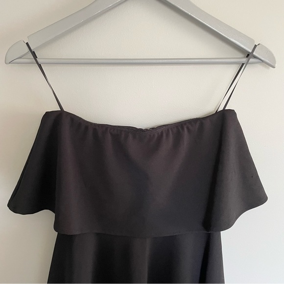 Lock & Key | Strapless | Black | Ruffle Bodice | Flouncy Mini | Party Dress | S - Picture 3 of 7